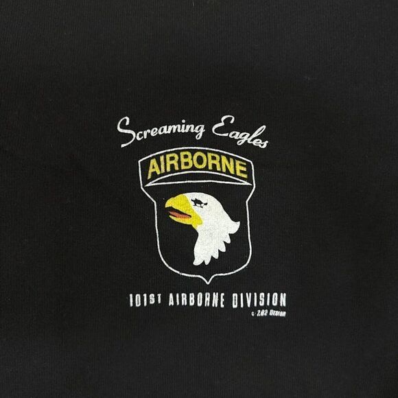 Screaming Eagles T Shirt Vintage Y2K 101st Airborne Division Army Military - Picture 3 of 6